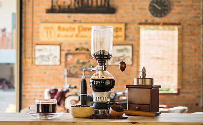 サイフォン式コーヒーメーカーの画像