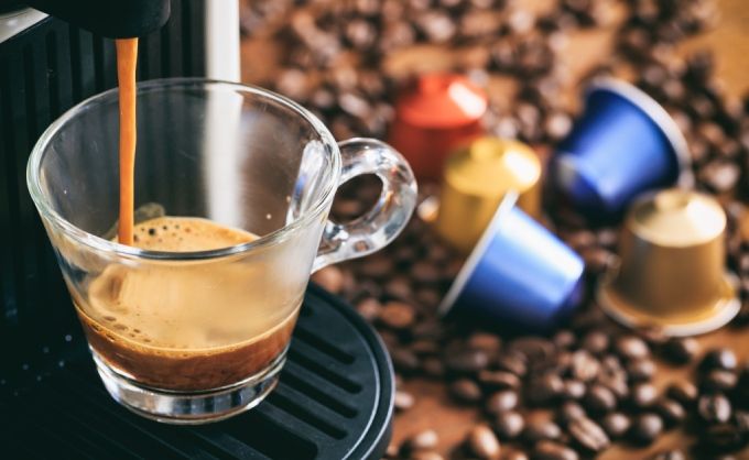 カプセル式コーヒーメーカーの画像