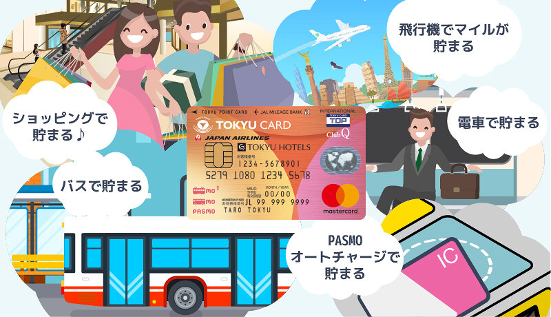 東急カードは東急ユーザー必携！還元率が最大10%で電車・バス利用でさらにお得に！