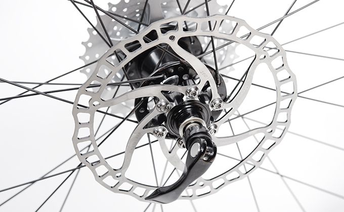 折りたたみ自転車のギアの画像