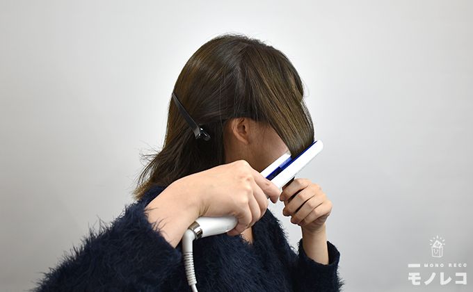 おすすめヘアアレンジ横姿内巻カール画像