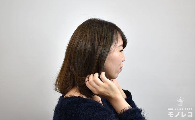 おすすめヘアアレンジ手ぐし内巻カール画像