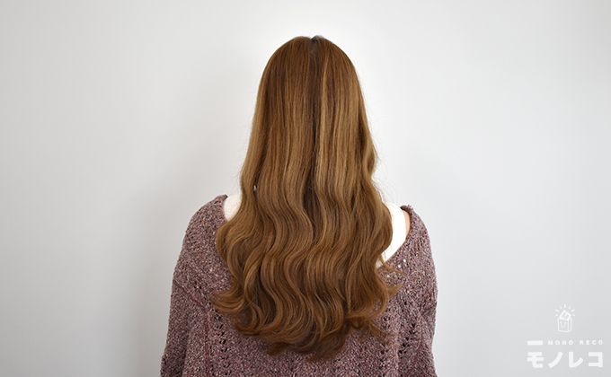 おすすめヘアアレンジ完成波ウェーブ画像