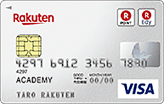楽天カード(VISA)の券面