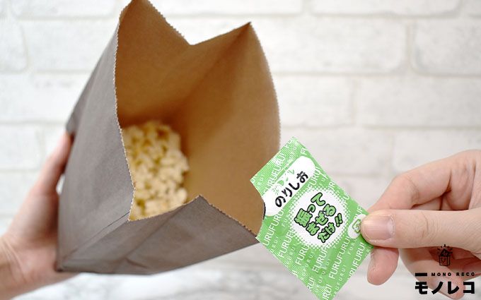 ポップコーンをのりしお味にアレンジ