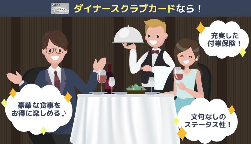 ダイナースクラブカードのメリット紹介画像