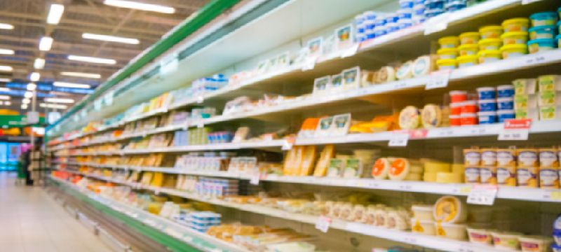 たくさんの食品がならぶ店内のイメージ画像