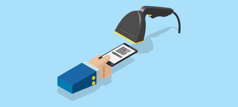 楽天ペイの店舗での使い方を示す画像