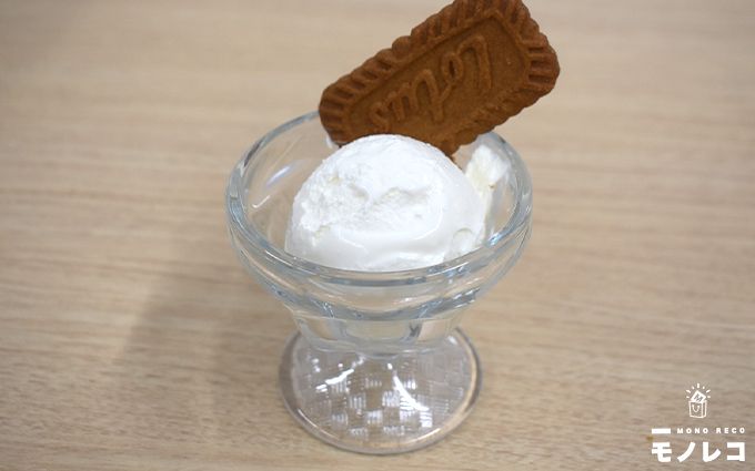 「アイスクリームメーカー ICE-30BC」によるバニラアイス