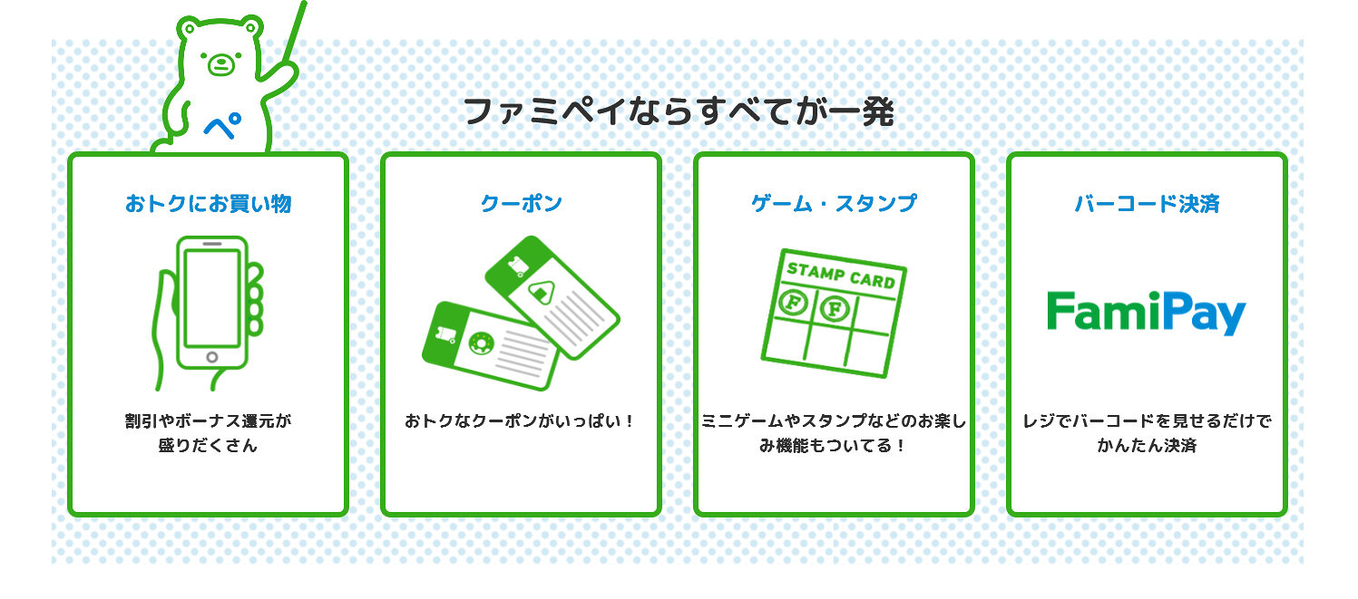 ファミペイ(FamiPay)は使い方によってポイント還元率を上げられる？チャージや支払い方法、キャンペーン情報など紹介 | マネ会 by Ameba