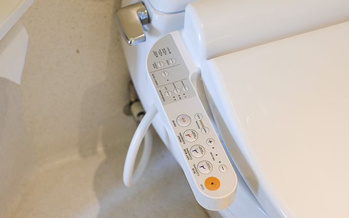 温水洗浄便座の設定機器の画像