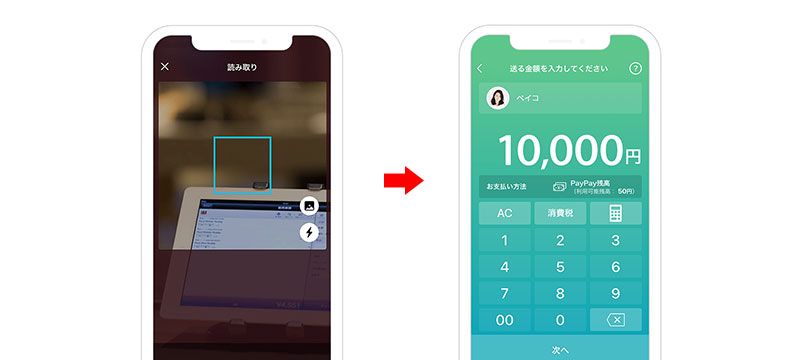 PayPay送金画像②