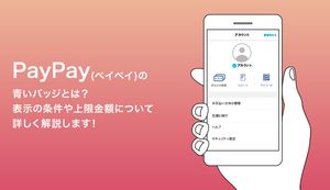 PayPayの青いバッジとは？表示の条件や上限金額について詳しく解説します！
