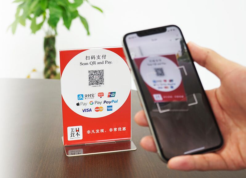 QRコードスタンド