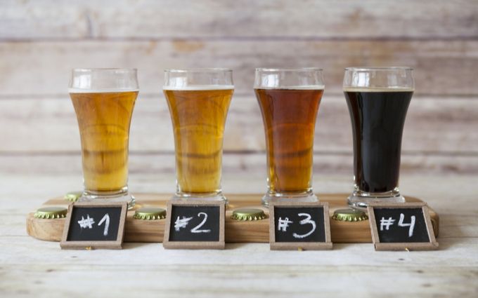 ノンアルコールビールのテイスティング画像