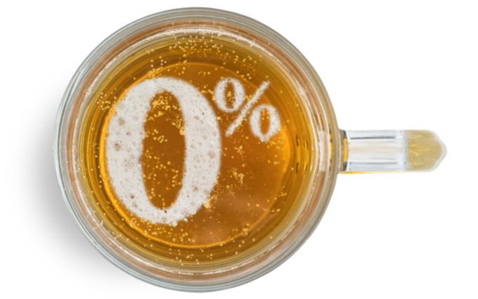 アルコール度数0%のビール画像