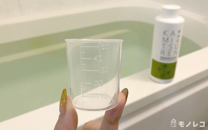 華密恋薬用入浴剤の軽量カップの画像