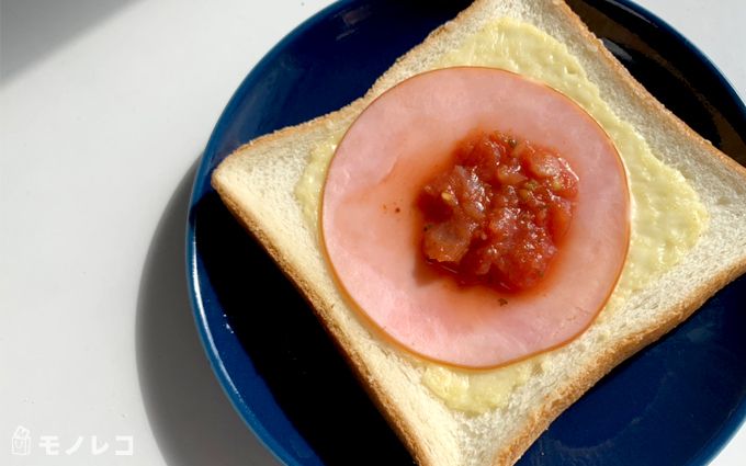 1〜2年使用したエバークックフライパンで作ったチーズトーストの画像