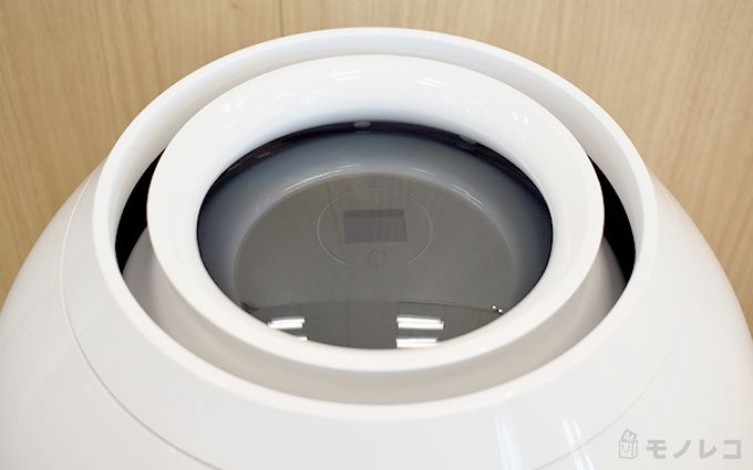 BALMUDA(バルミューダ)気化式加湿器Rainの液晶ディスプレイ画像