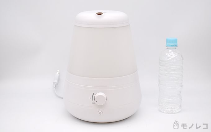 ±0(プラスマイナスゼロ)超音波式加湿器XQE-C011の加湿器の大きさ比較画像