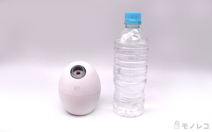 GREEN HOUSEのUSB加湿器たまご形GH-UMSEGシリーズの大きさ比較画像