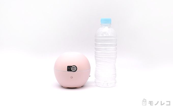 ELECOM(エレコム)USBパーソナル加湿器エクリア ミストHCE-HU03の大きさ比較画像