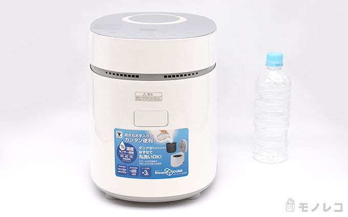 山善Steam CUBE KSF-L301の大きさ比較画像