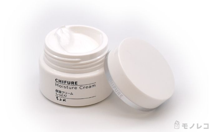 蓋を開けた状態のCHIFURE(ちふれ) 保湿クリームの画像