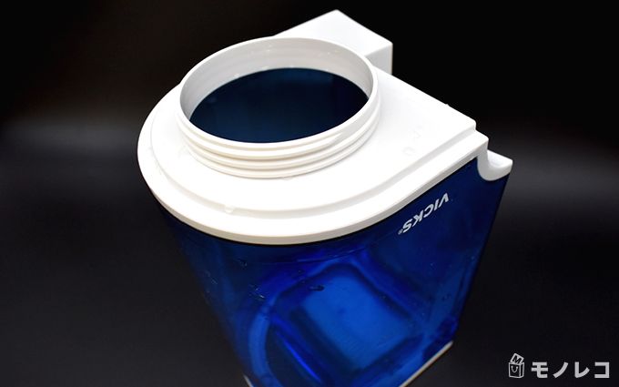 日本ゼネラル・アプラィアンスのVICKS V750の給水口の画像
