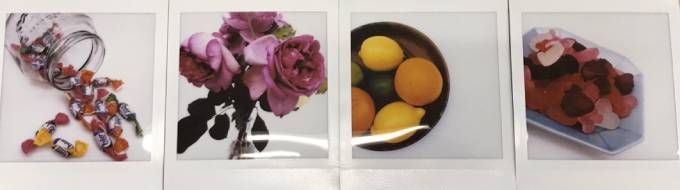 “スマホ de チェキ” instax SHARE SP-3のプリント画像