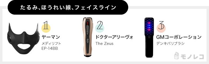 たるみやほうれい線に効果的な美顔器おすすめ一覧の画像
