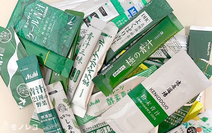 キューサイやサントリー、アサヒ、DHCなどの青汁の商品画像