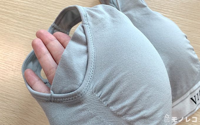 Viage(ヴィアージュ) ビューティアップナイトブラの脇の構造がわかる画像