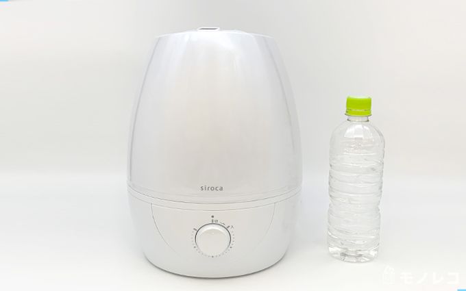 siroca(シロカ)の加湿器SD-C111の大きさ比較画像