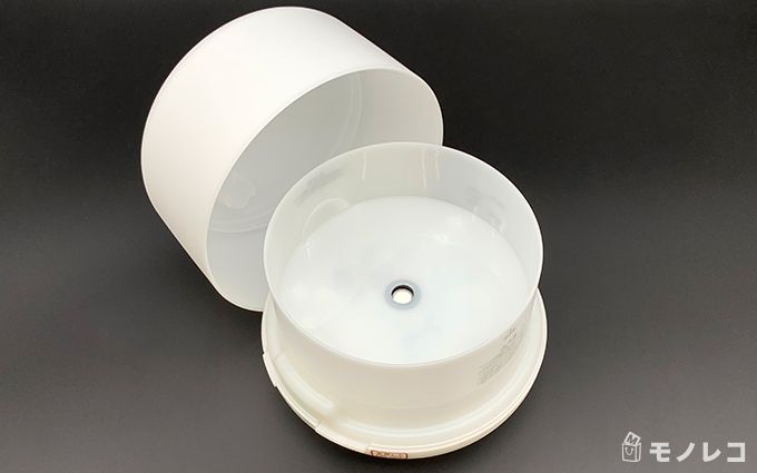 無印良品の超音波うるおいアロマディフューザーの内部画像