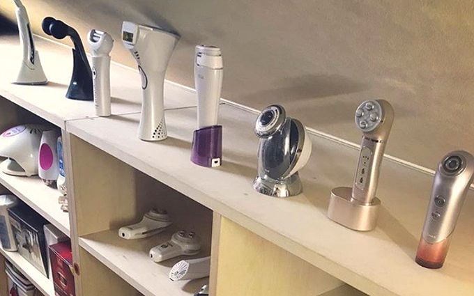 美顔器が並んだ画像