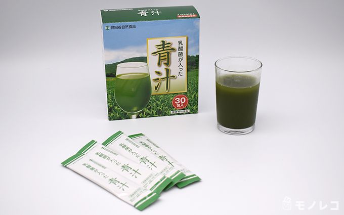 世田谷自然食品 乳酸菌が入った青汁のパッケージ画像