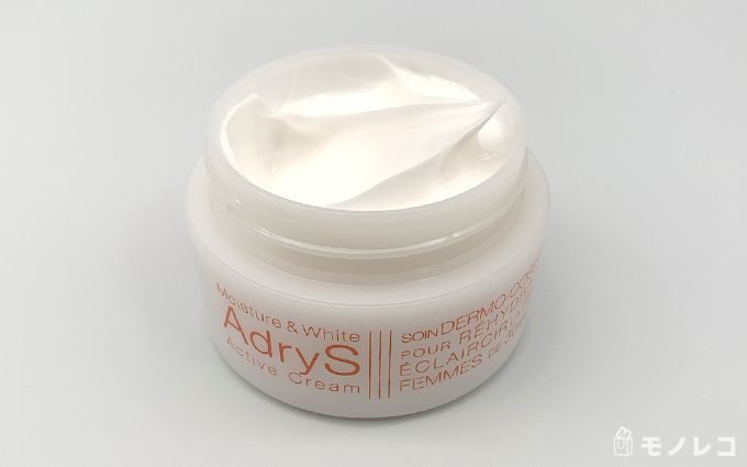 AdryS(アドライズ) アクティブクリームのテクスチャーがわかる画像