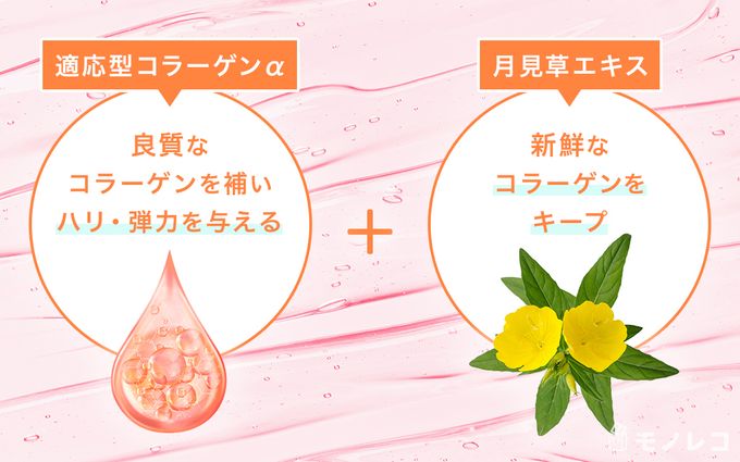 ファンケルエンリッチのWコラーゲンを説明するイラスト画像