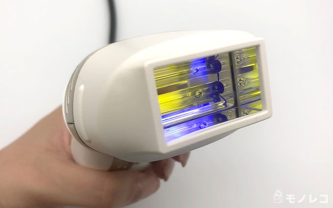 家庭用脱毛器の照射面の画像