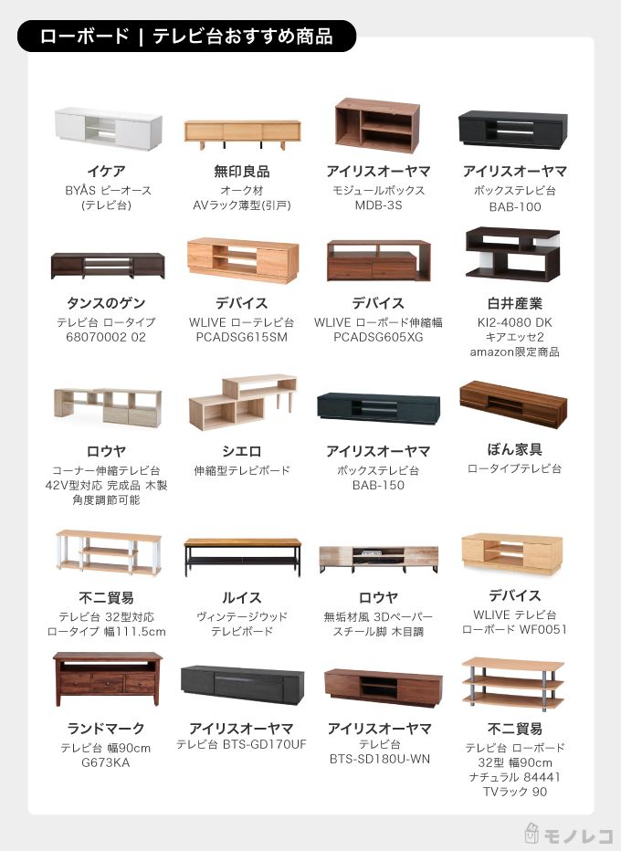 ローボードのテレビ台おすすめ商品一覧