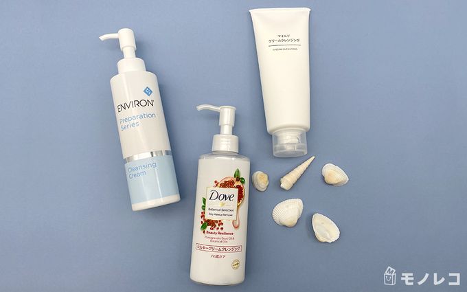 無印良品、ENVIRON、Doveが並んでいる画像