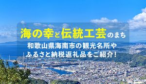 食卓を彩る特産物から伝統的な工芸品まで!和歌山県海南市の多種多様な返礼品をご紹介
