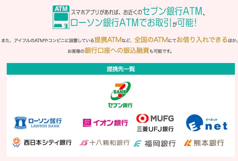 アイフルのATM