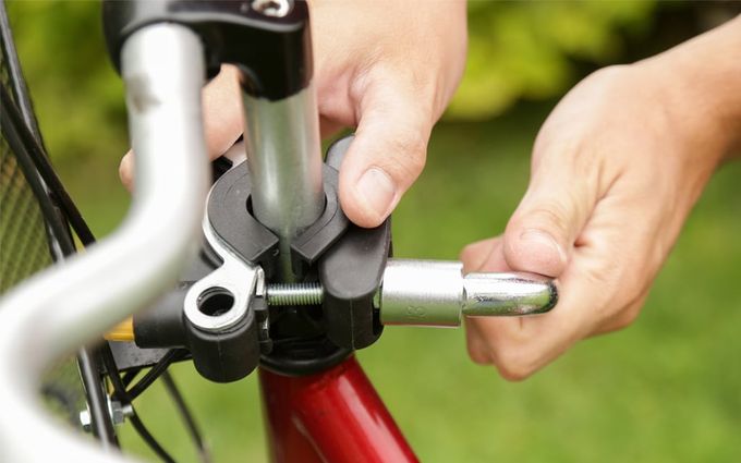子ども乗せ電動自転車のフレーム画像
