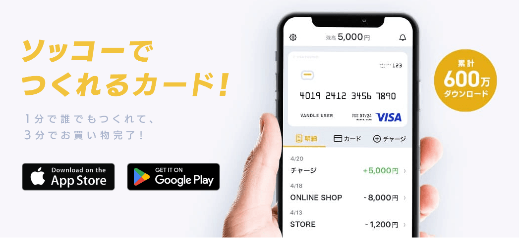 バンドルカードのイメージ